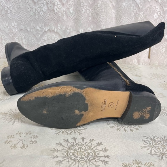 KATE SPADE SATURDAY - Leather & Suede Boots With A Zipper Size 7,5 - Picture 8 of 13